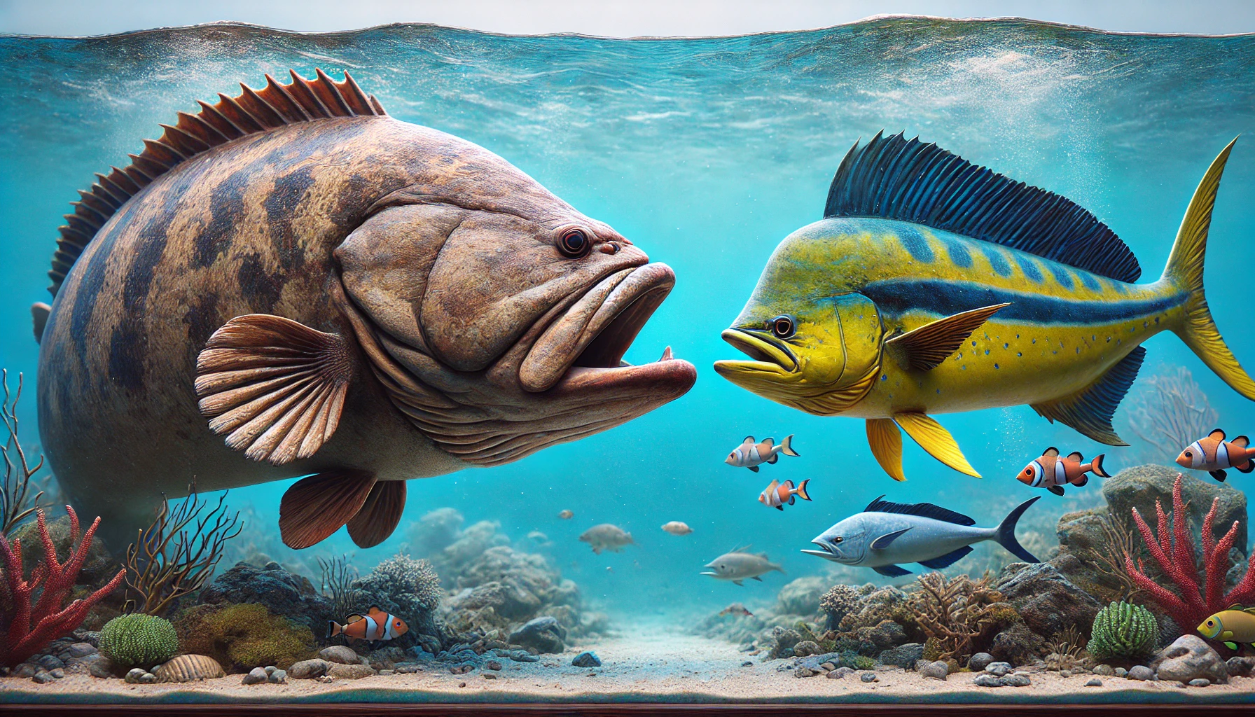 Grouper vs Mahi Mahi